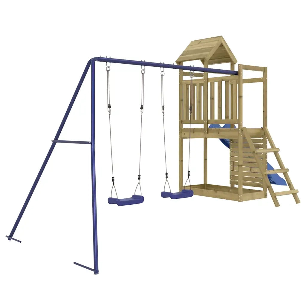 Set da Gioco da Esterno in Legno di Pino Impregnato 3155896