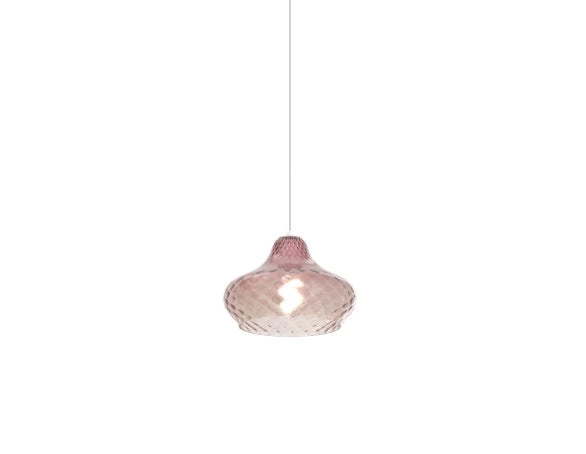 SOSP. OTTONE SATINATO 5 LUCI TONDA VETRI (1 X PICCOLO AM + 1 X PICCOLO RU + 1 X PICCOLO ZA + 1 X GRANDE AM + 1 X GRANDE RU) 1191OS-S5 TMIX-MC