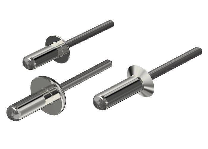 RIVETTO A STRAPPO 6,0x12 mm - 50 pezzi- TECFI