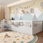 Letto Singolo per Bambini con Sponde ¨C MINIMAL ¨C Bianco, 90x190