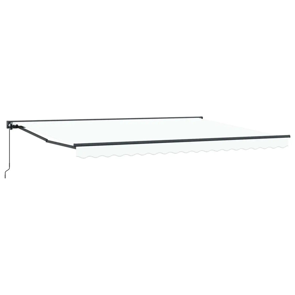 Tenda retrattile manuale Bianco 4 × 3,5 m 3420453