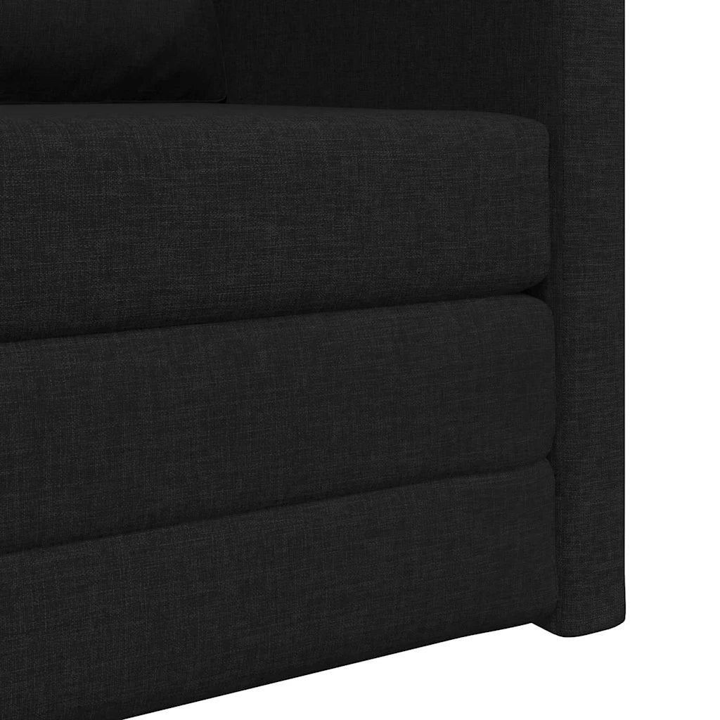 Divano letto Nero 74 x 77 x 81 cm Tessuto 4106623