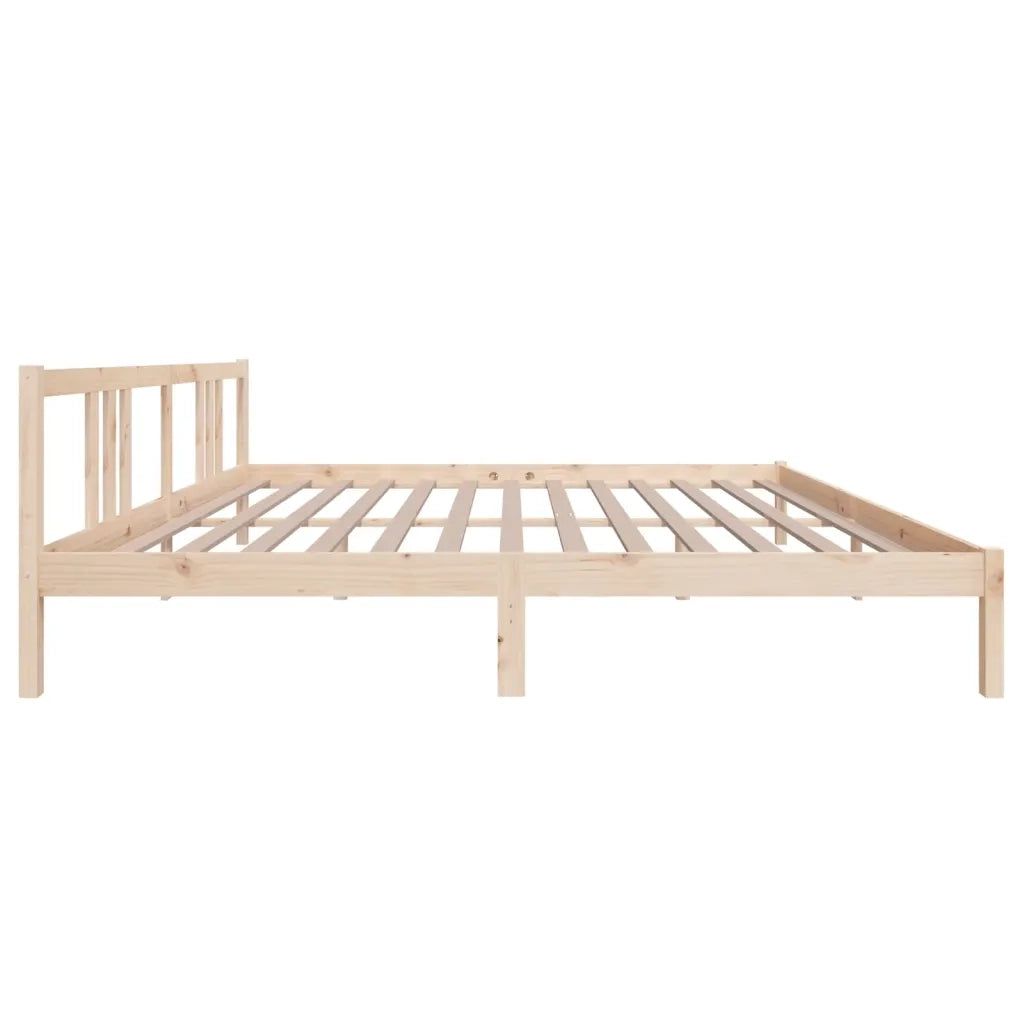 Giroletto senza Materasso in Legno Massello 200x200 cm 814904