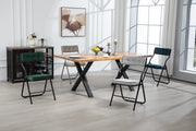 Sedie Pieghevoli con Cuscino Set 2 Pezzi ¨C MINIMAL ¨C Verde