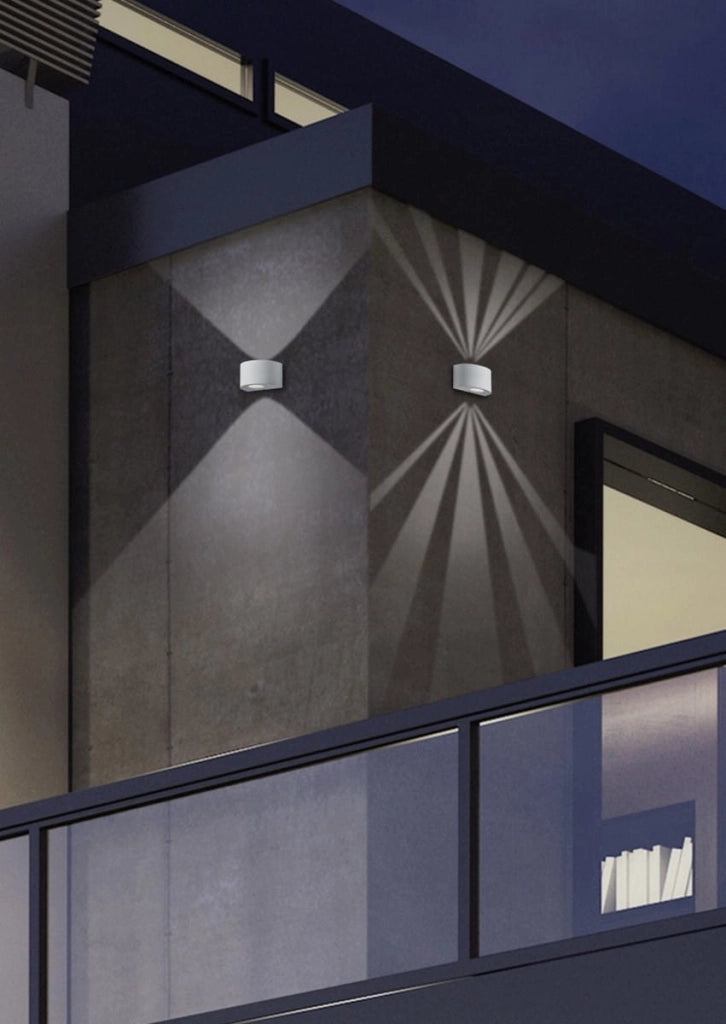 Applique esterna RL ROSARIO bianca LED 2W 3000K IP44