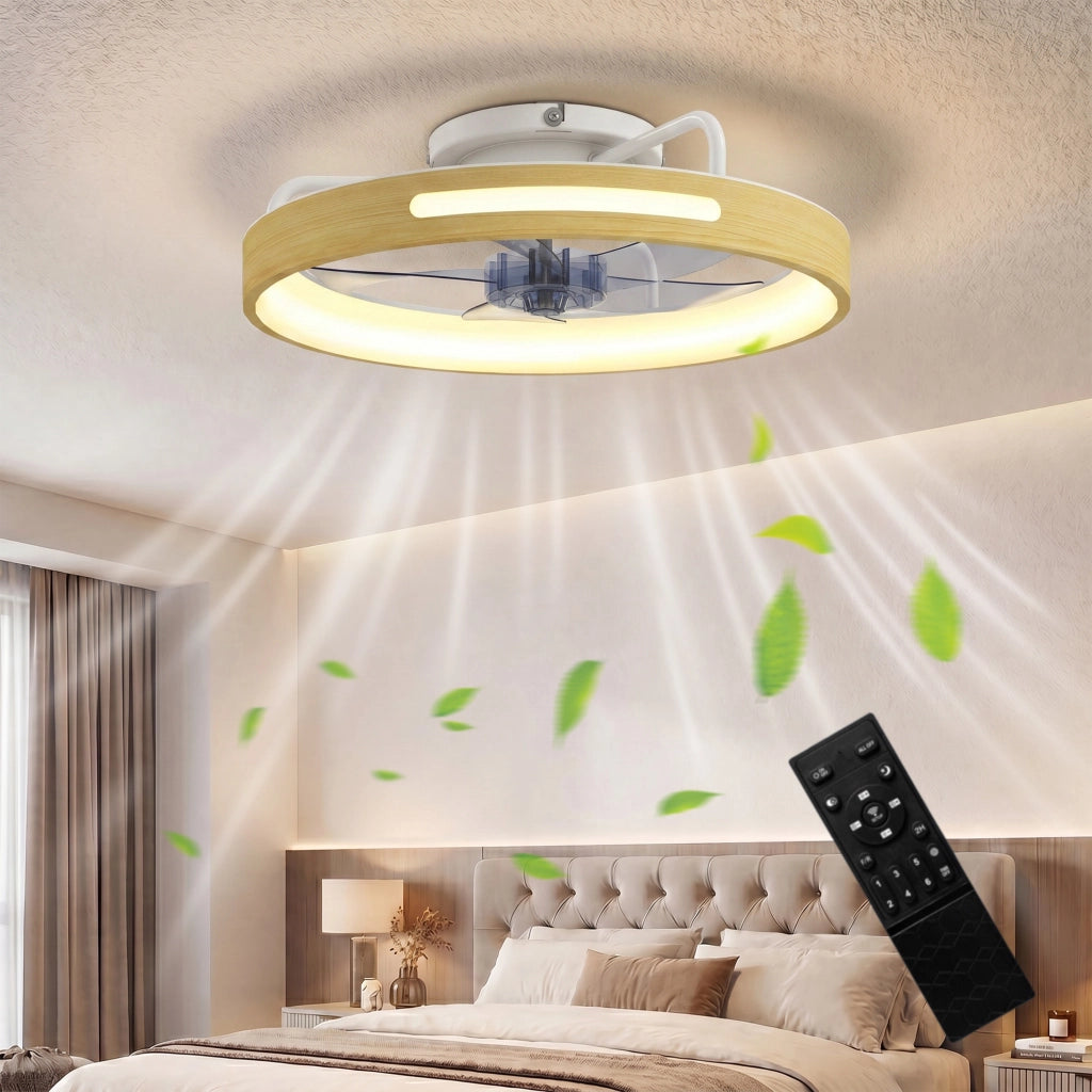 Ventilatore da Soffitto con Luce LED ¨C Minimal ¨C 40W DC Bianco