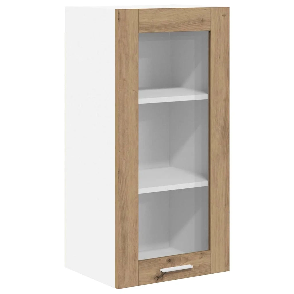 Armadio pensile | Mobile da Cucina 2 pz Rovere artigianale 40 x 31 x 80 cm
