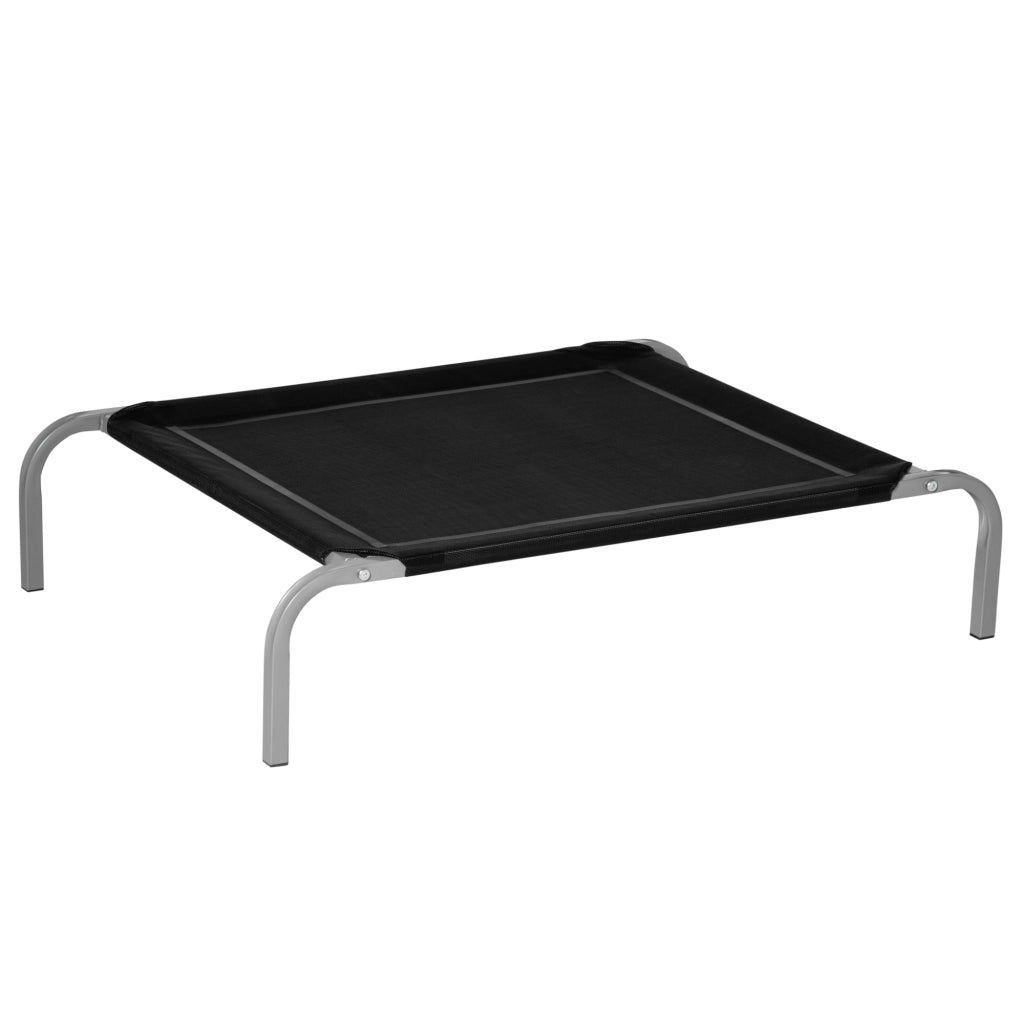 Letto per Cani Gatti Elevato ¨C zephmum ¨C Nero 90x65x20 cm