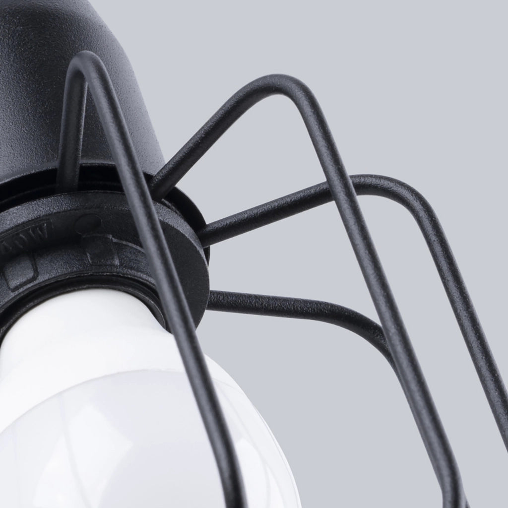 Lampada da parete BELUCI 1S nero