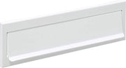Worp di metallo per porta lettere - Bianco - 248 x 73 mm