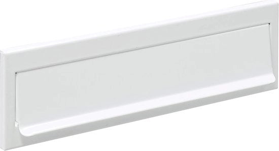 Worp di metallo per porta lettere - Bianco - 248 x 73 mm