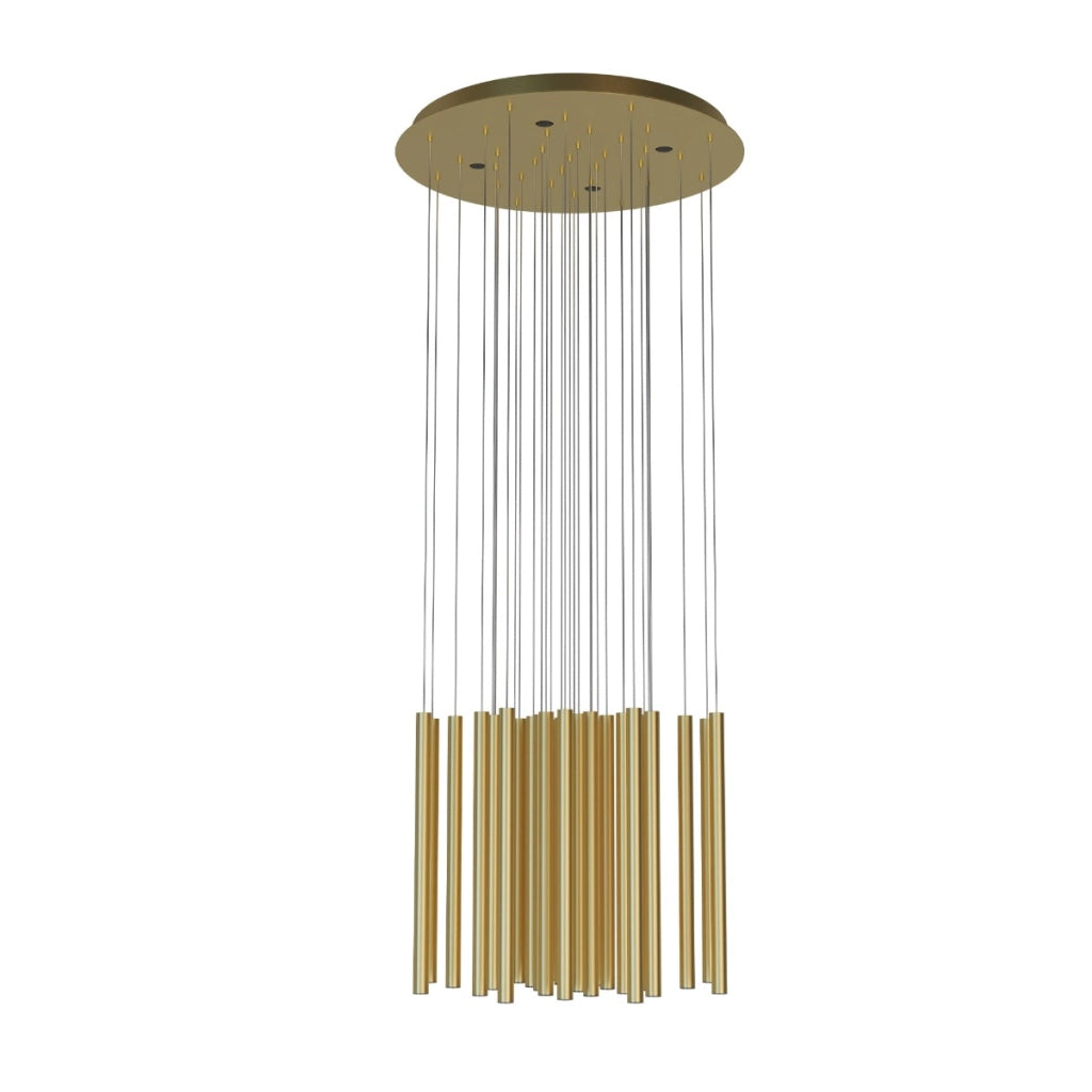 Lampada sospensione Maxlight Organic LED 45W oro dimmer