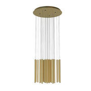 Lampada sospensione Maxlight Organic LED 45W oro dimmer