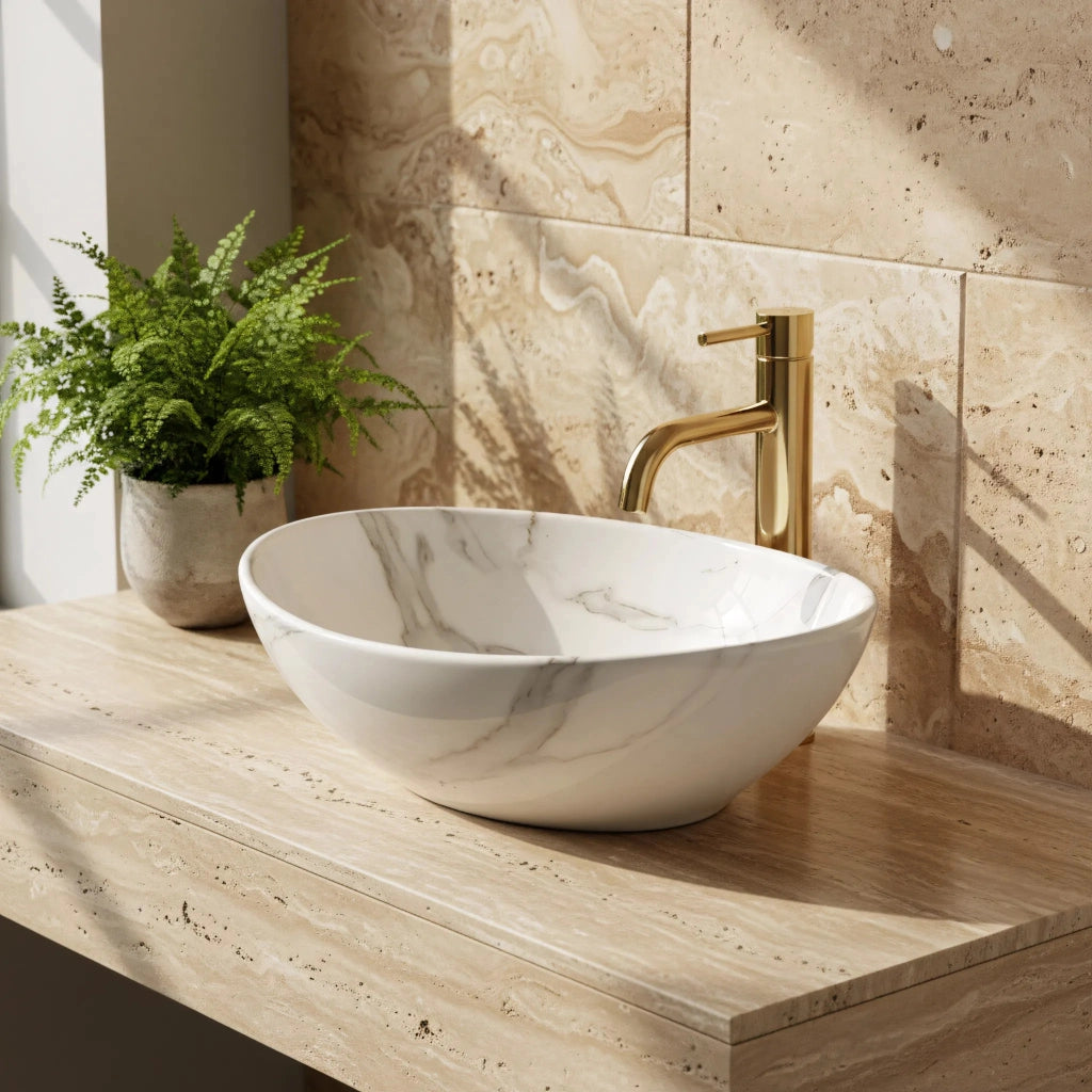 Lavabo Da Appoggio Rea Sofia Shiny Aiax
