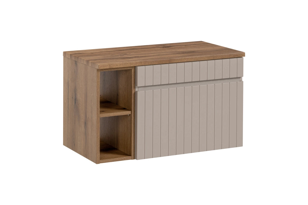 Set mobili bagno 80 cm con piano Iconic Cashmere 80 cm
