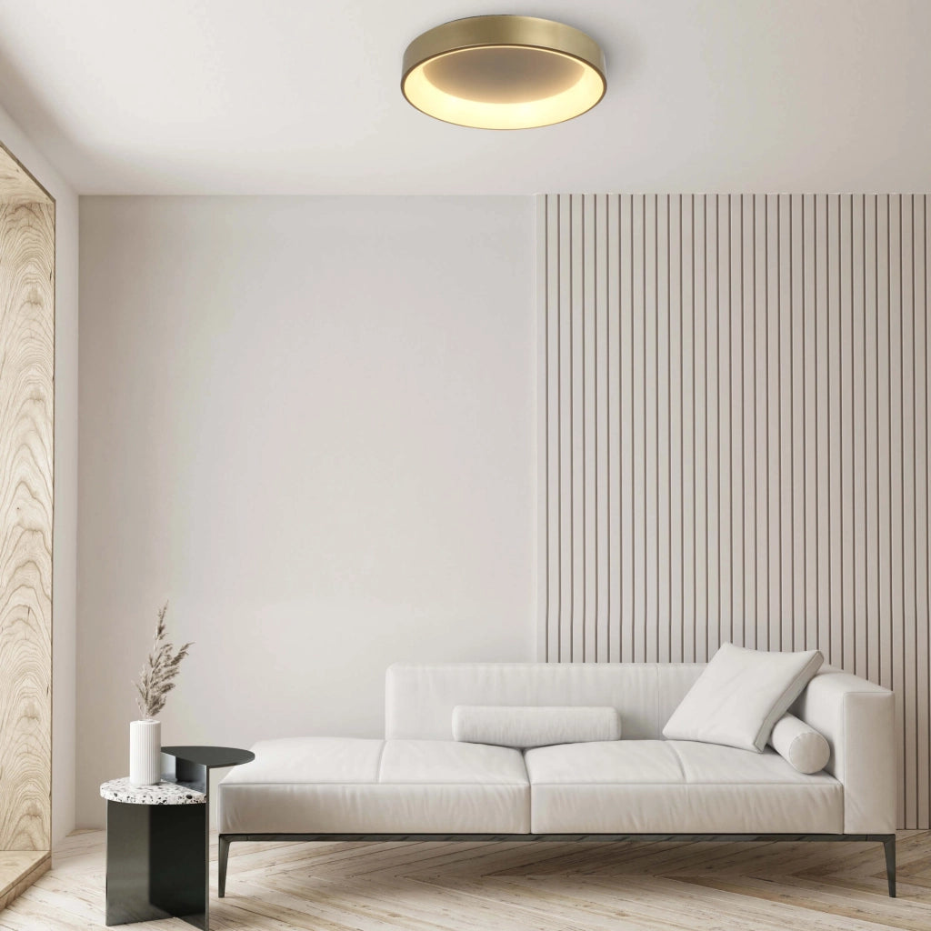 Plafoniera Georgia 60cm 36W LED 3000K oro Light Prestige
