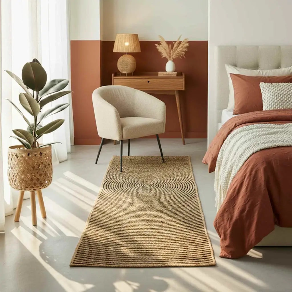 Tappeti per area | Tappeti a zone Nero 80 x 300 cm Juta