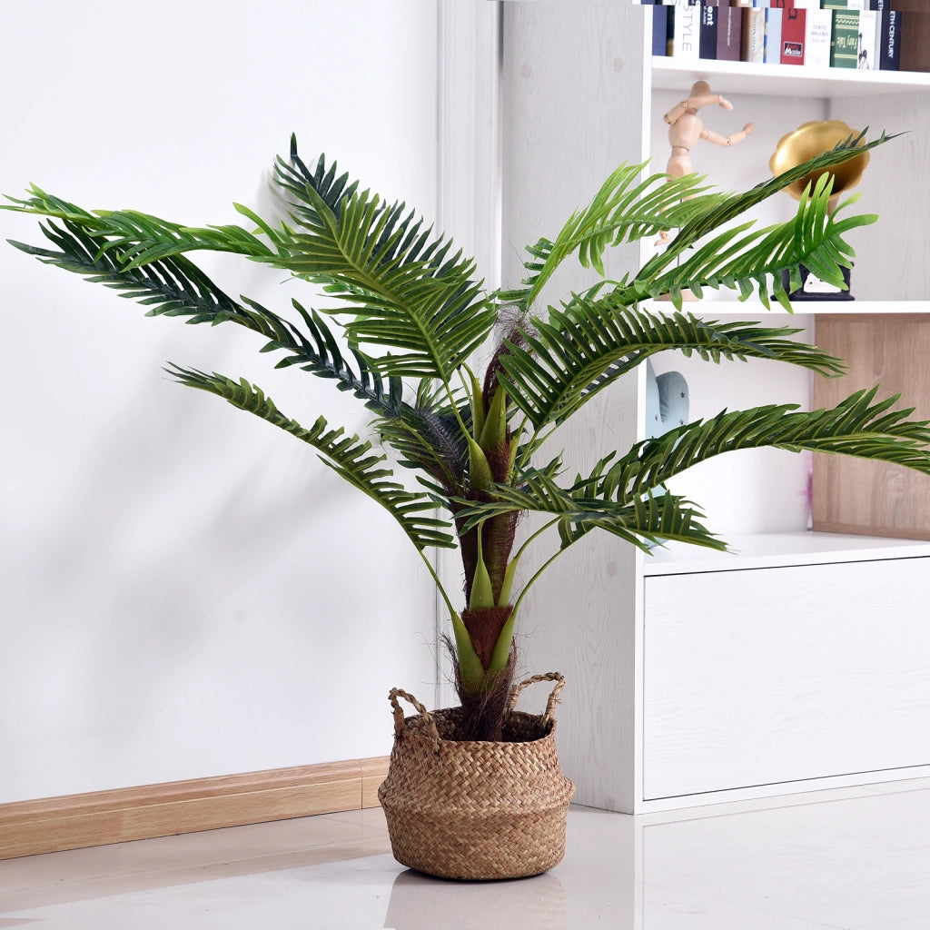 Palma Cycas Artificiale ¨C Zephmum ¨C Verde 123cm con vaso