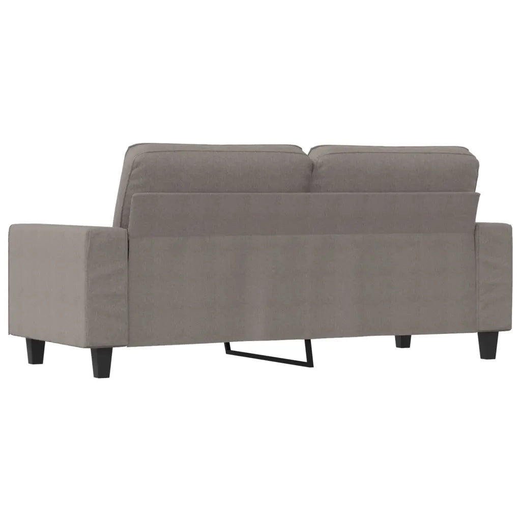 Divano a 2 Posti-Sofa 2 Posti Tortora 140 cm in Tessuto 332033