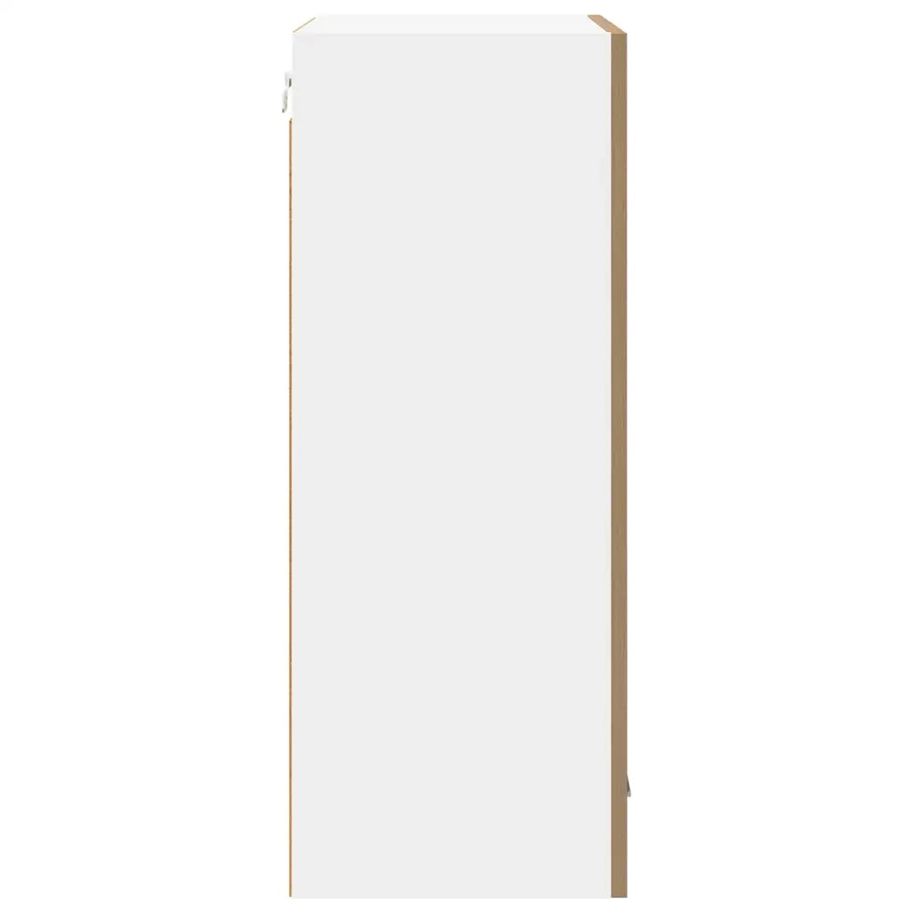 Armadio pensile Rovere Artigiano e Bianco 50 x 31 x 80 cm 884273
