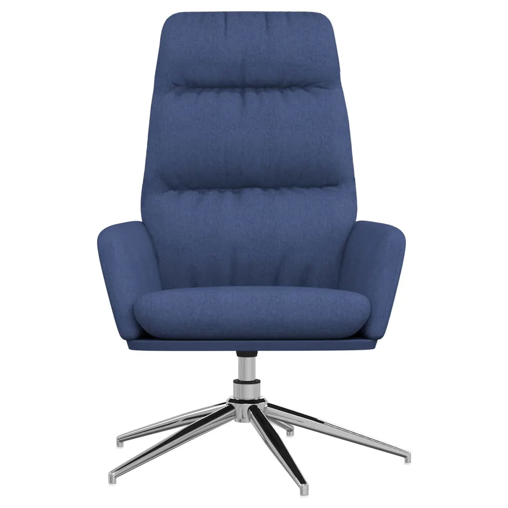 Sedia Relax Blu in Tessuto 341134
