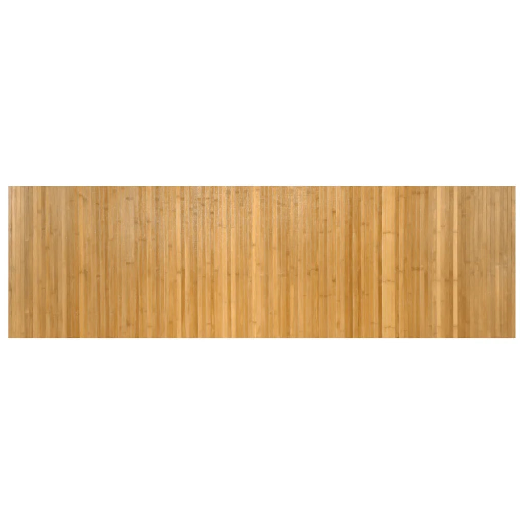 Tappeto Rettangolare Naturale 60x200 cm in Bambù 376715