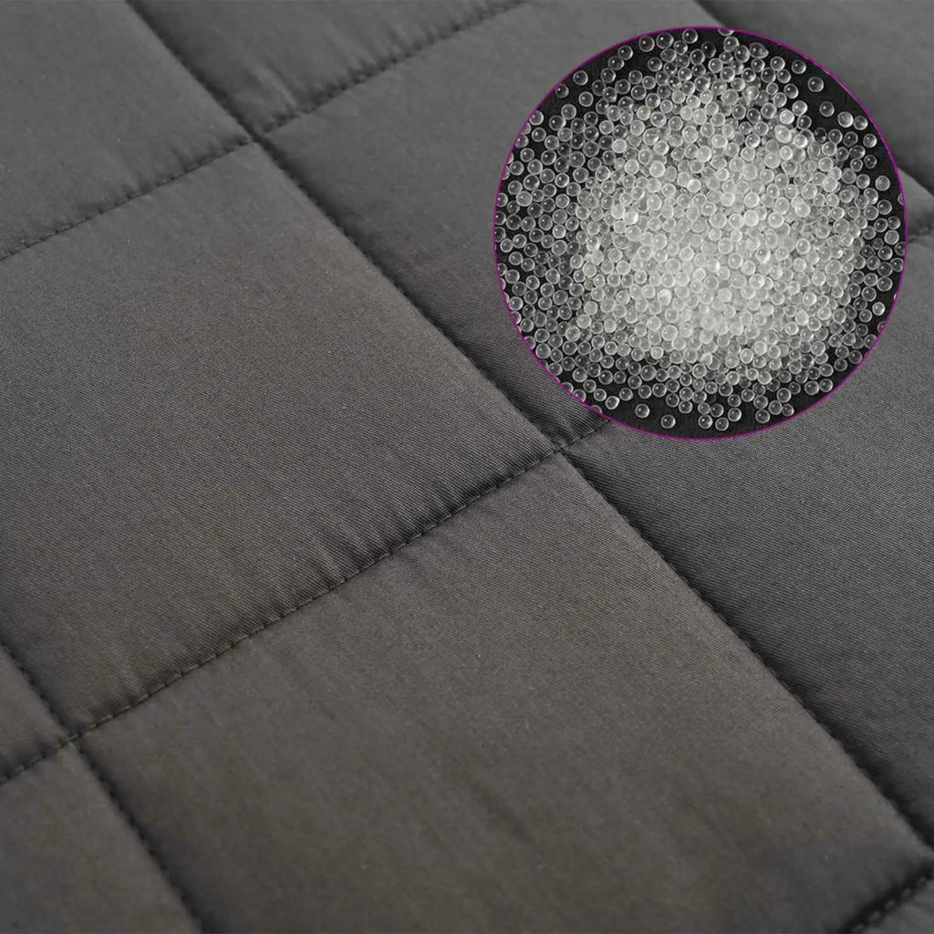 Coperta Ponderata Antracite 200 x 200 cm 9 kg 100% Cotone 205T 42044005