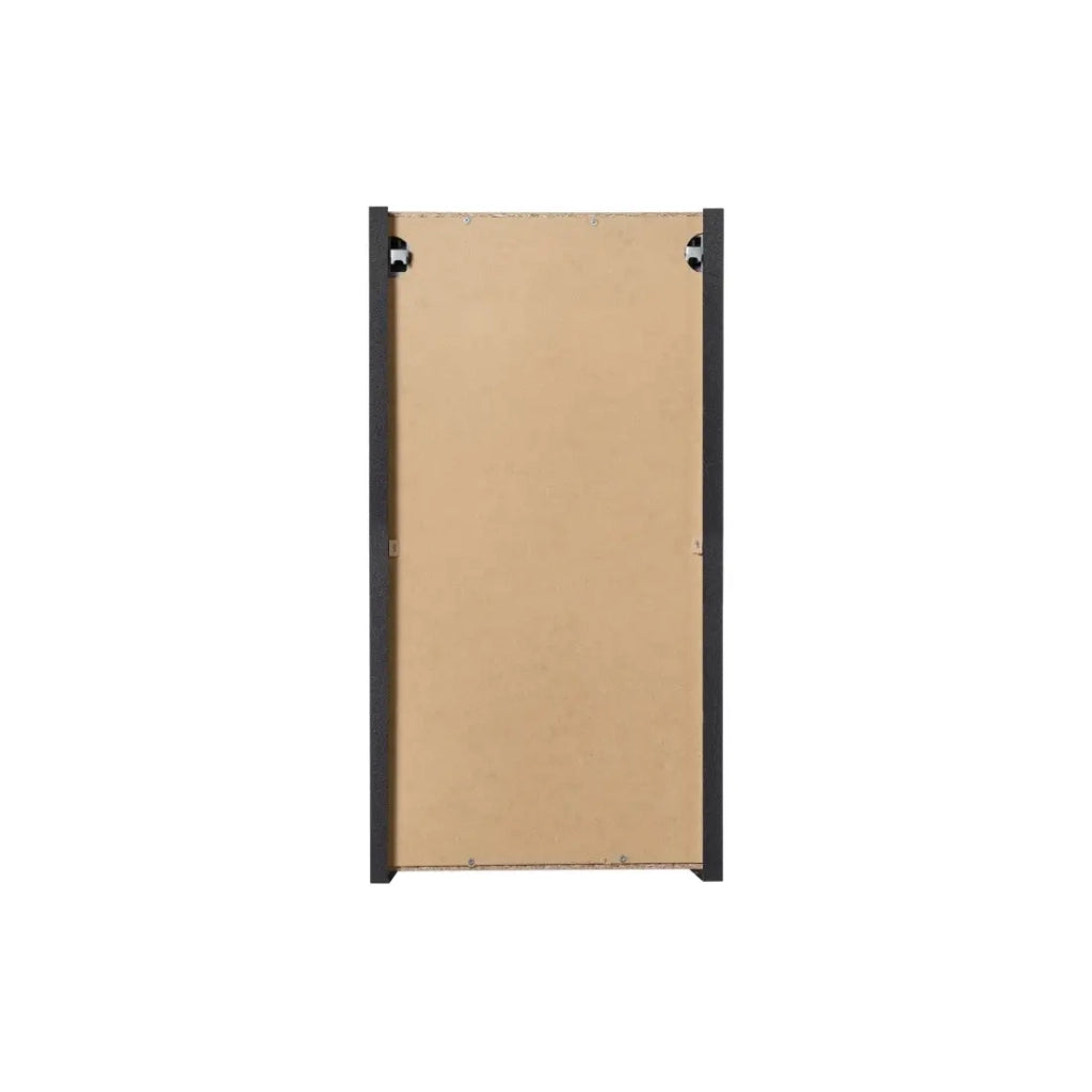 Mobile da bagno VANO – 1 porta – Nero opaco – L30 × P18 × H57 cm – Da appendere