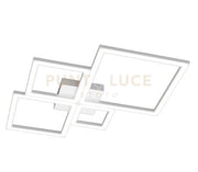 FOUR SQUARES APPLIQUE-PLAFONIERA 55 CM. BIANCO 1162-55-BI