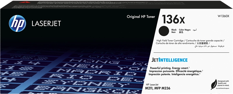 ORIGINAL HP toner nero W1360X 136X ~2600 Seiten