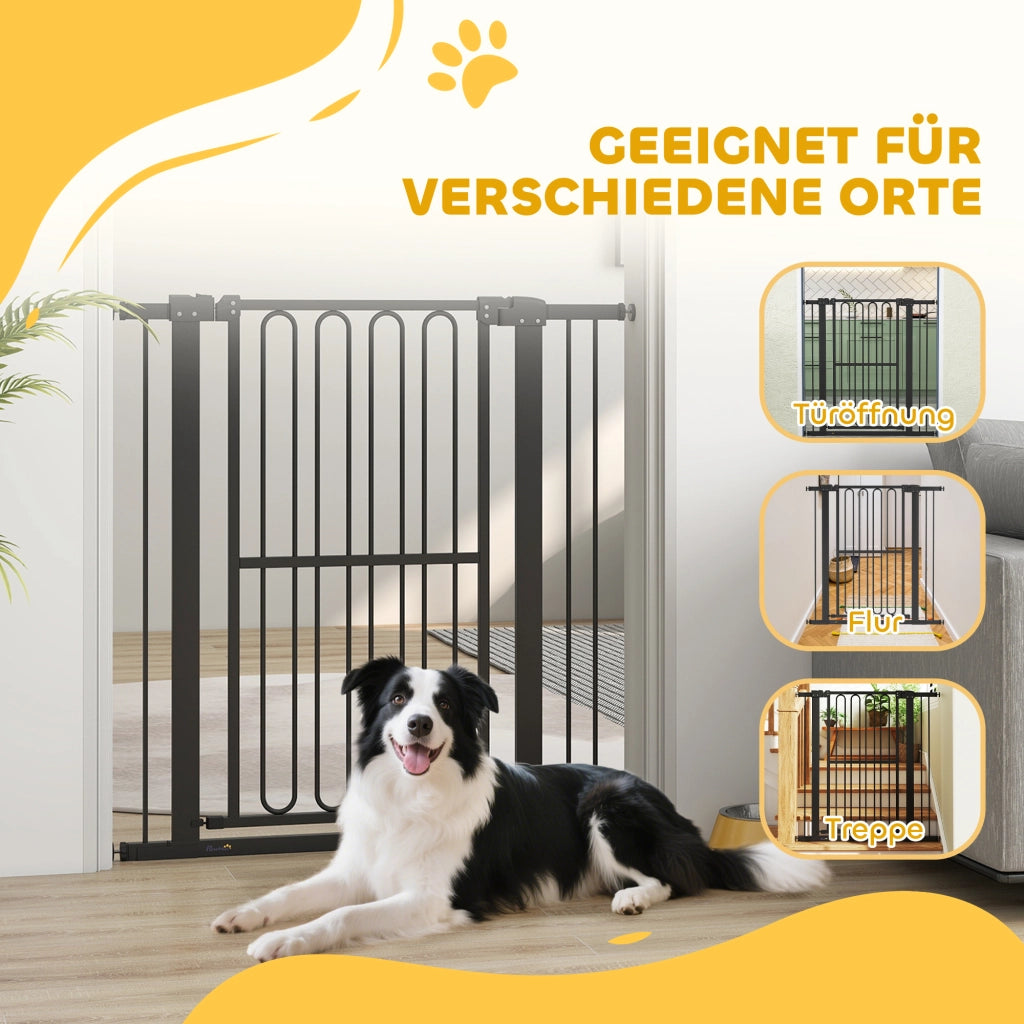 Cancello per Cani ¨C Minimal ¨C Grigio 76-104 cm
