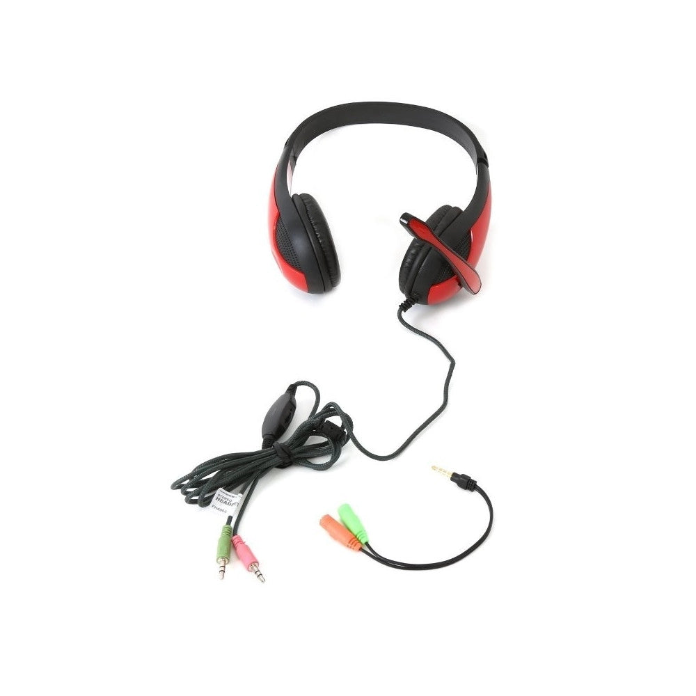 Trade Shop - Cuffia Gaming Con Microfono Per Console Gioco Pc Stereo Controllo Volume Omega -
