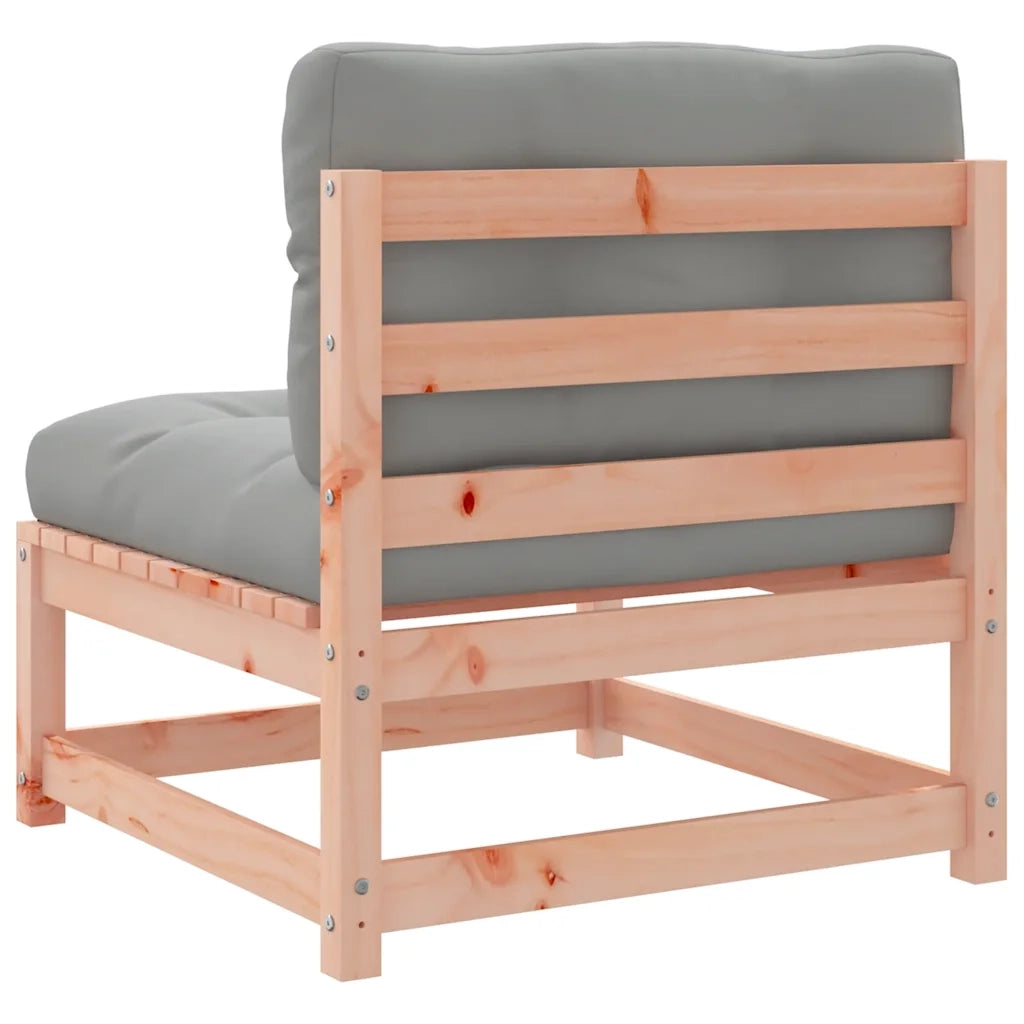 Divani Giardino Senza Braccioli con Cuscini 2 pz Legno Douglas 838091