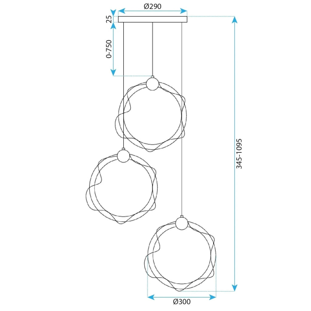 Lampada Led G012-3cpr Gold