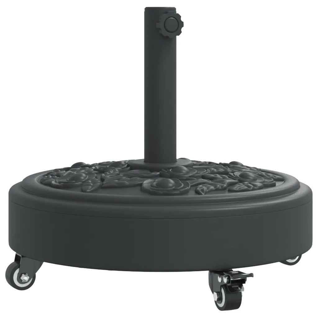 Base per Ombrellone con Ruote per Pali Ø38/48 mm 27 kg Rotonda 4007973