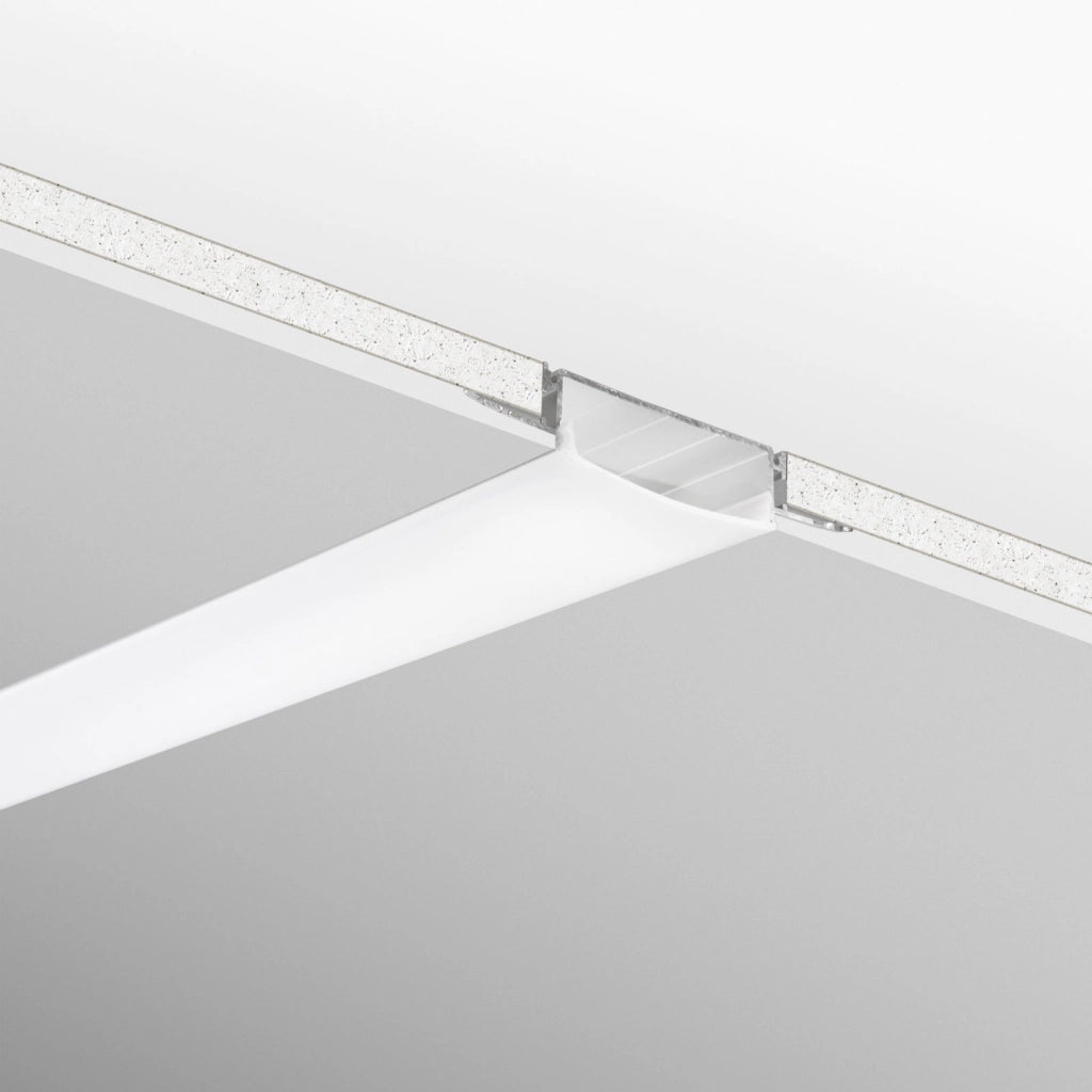 PROFILO GORIZIA ALLUMINIO E OPALE CON TAPPI INCLUSI 200X10,5X1,7CM