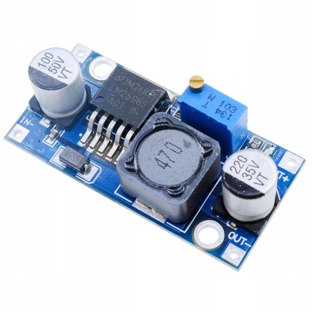 Modulo Convertitore DC-DC Step-Down LM2596S – Alta Efficienza 92% | Ingresso 3.2-35V, Uscita 1.5-35V
