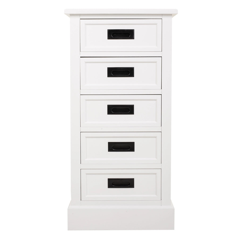 Settimanale in legno 45x35x90, bianco