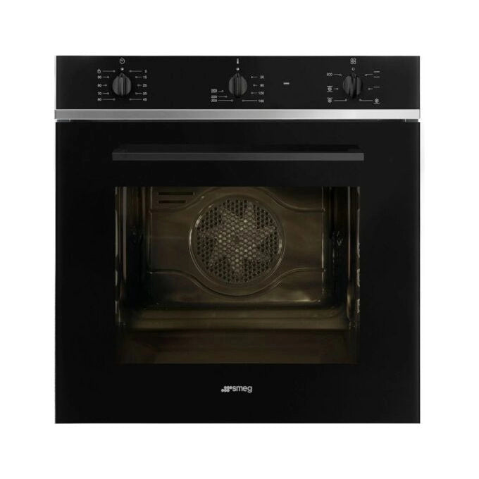 Smeg, Forno Incasso Multifunzione Elettrico Ventilato, 60 cm, Estetica Coloniale, Antracite