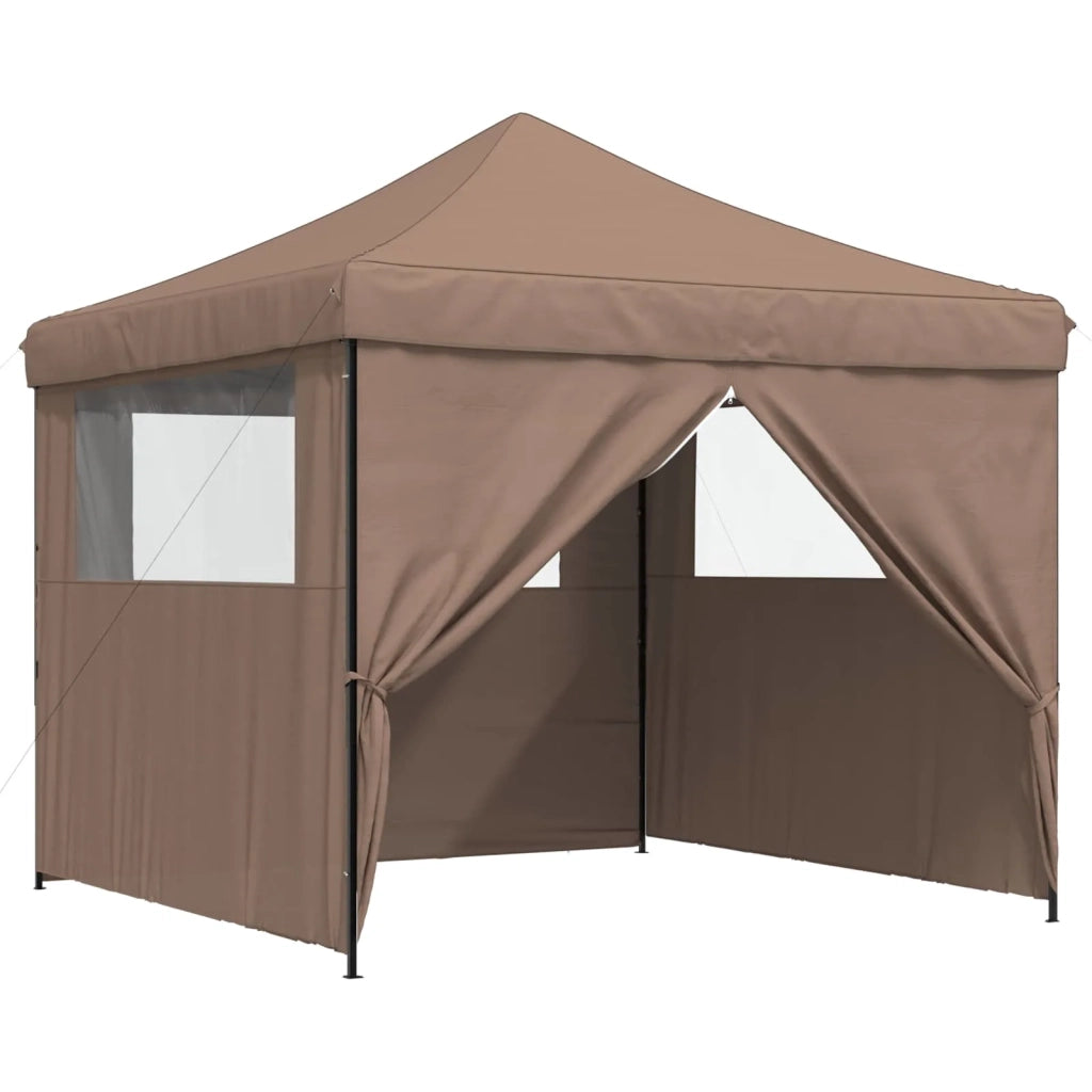 Tenda Party Marrone 292 x 292 x 315 cm Tessuto Oxford 42023570