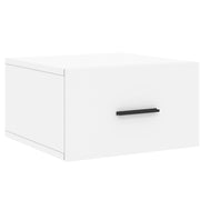 Comodino | Armadio da Notte | Mobiletto da notte a Muro Bianco 35x35x20 cm
