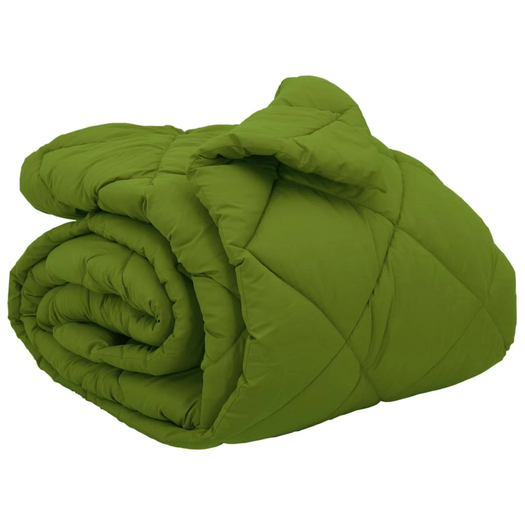 Piumone | Duvet Invernale Verde 200 x 200 cm Microfibra
