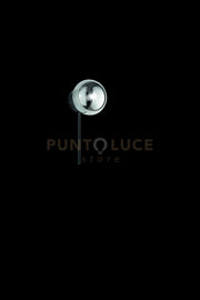 APPLIQUE JEWEL NERO 1 LUCE ATTACCO E14 VETRO FUME' D.15CM H.32CM