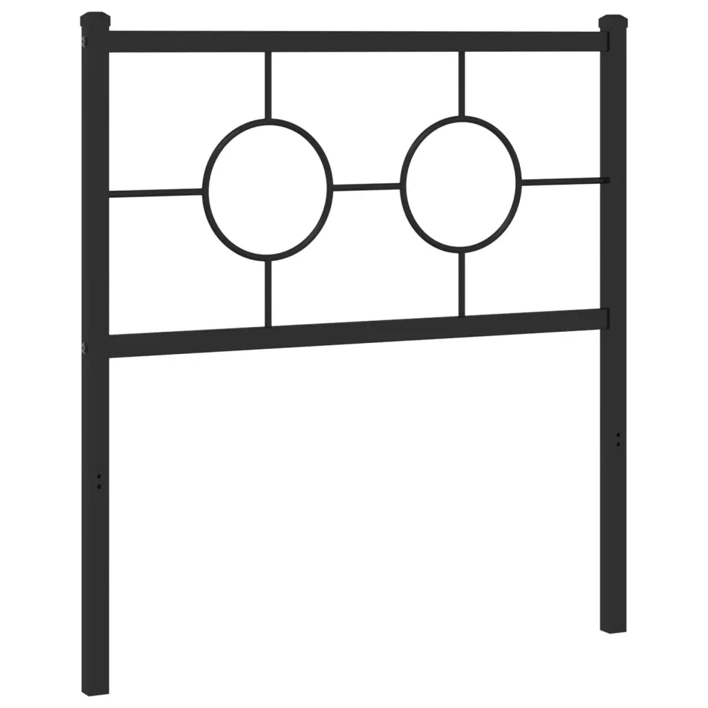 Testiera di Ricambio in Metallo Nero 75 cm 376252