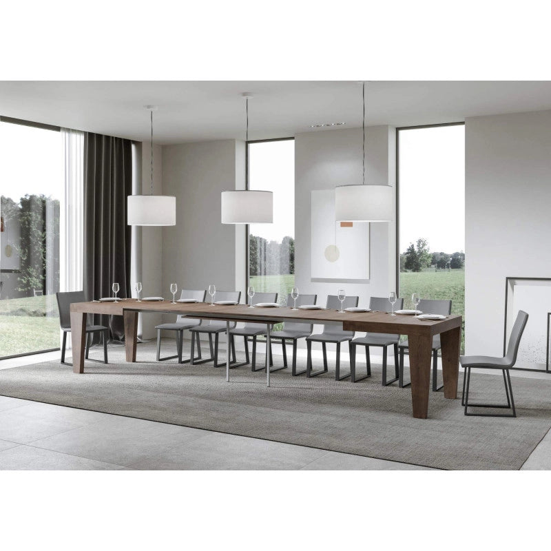 Tavolo allungabile 200/460x90 cm Spimbo - Noce