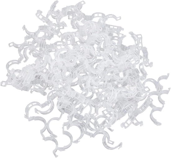 Supporto per piante - Clip per piante - Sostegno per piante - Rilascio rapido riciclabile - 300 pezzi - Verde