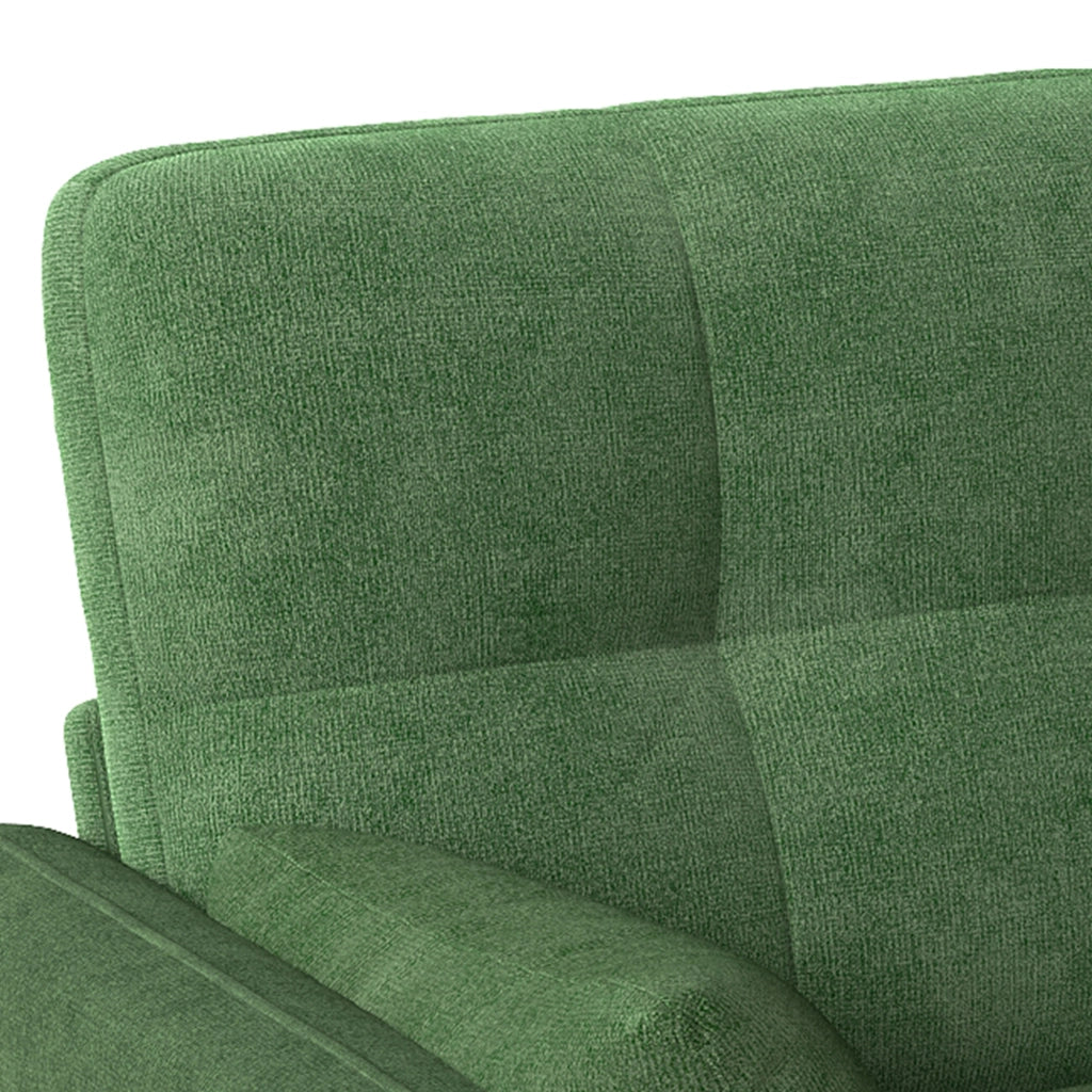 SOFA 2 POSTI 119x78x85 cm IN Ciniglia Verde
