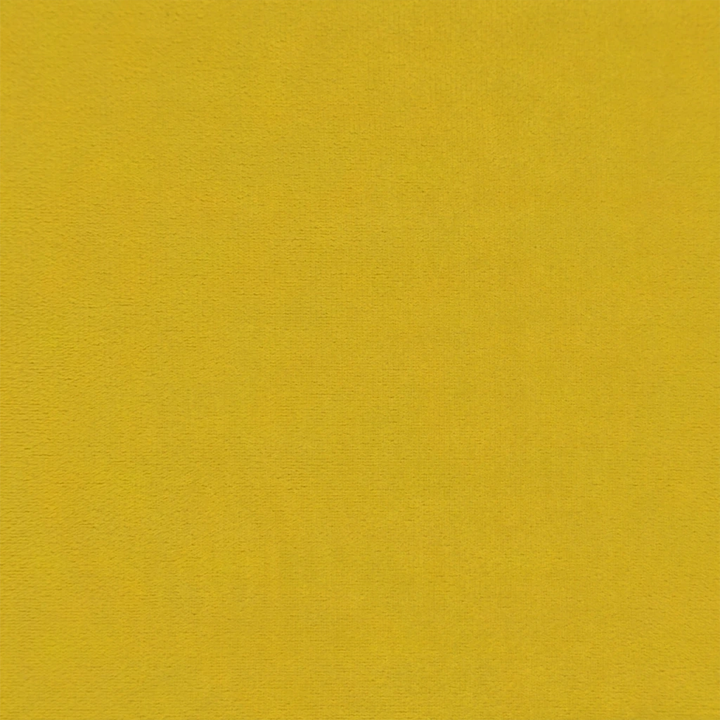 Poltrona con Poggiapiedi Giallo 60 cm in Velluto