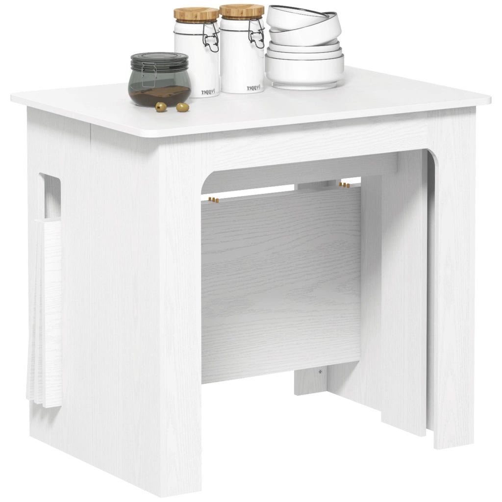 Tavolo da pranzo allungabile pieghevole ¨C Minimal ¨C Bianco
