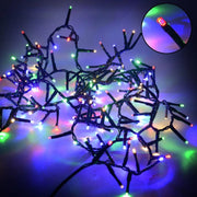 Set di 2 Luce filo 150 led multicolore controller cm 300 al. fissa uso esterno